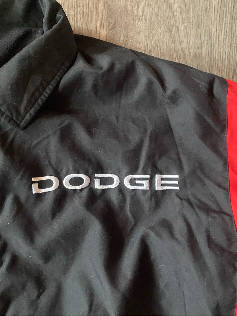 Black & Red dodge Reversible Racing Jacket - Picture 2 of 8